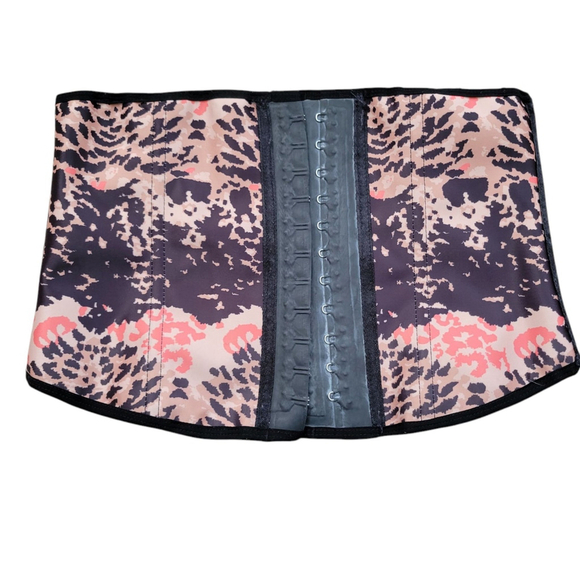 Verox Pink Floral Print Waist Trainer Slim Colombian Snatch Hourglass size 40 - Picture 1 of 7